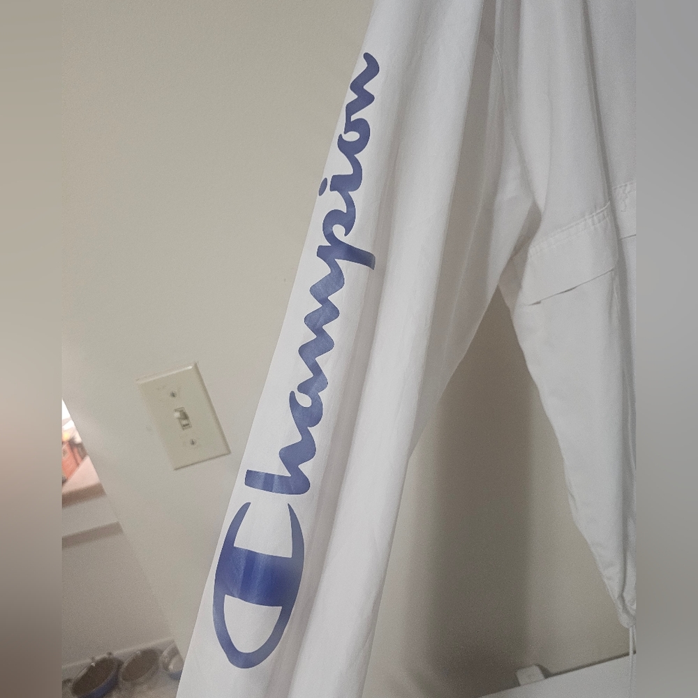 Champion Men's Lrg Windbreaker White - Picture 5 of 8